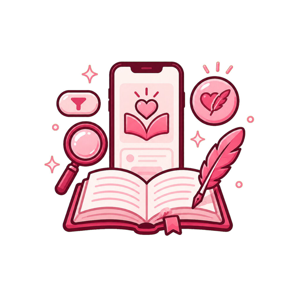 Reader using a phone to read books online for free on a cozy evening