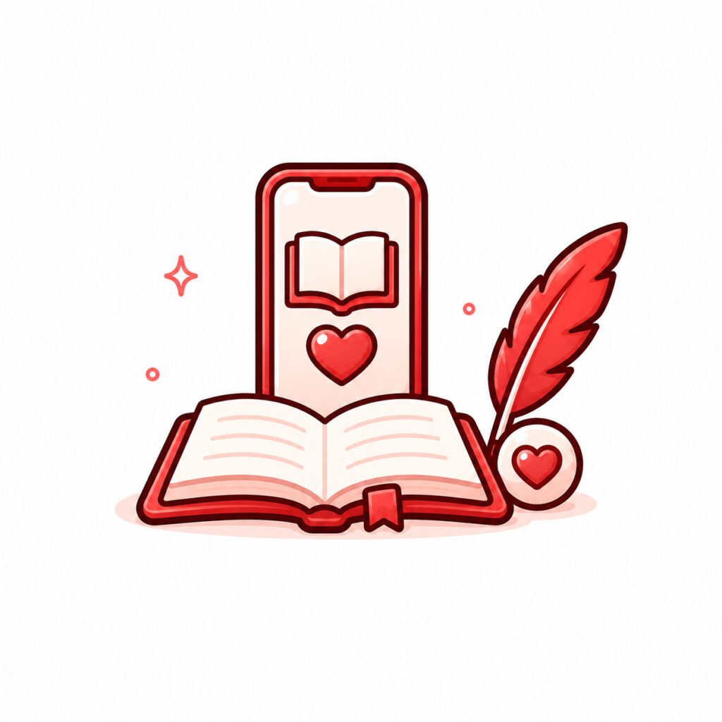 Reader enjoying free books online while supporting indie authors on Weink